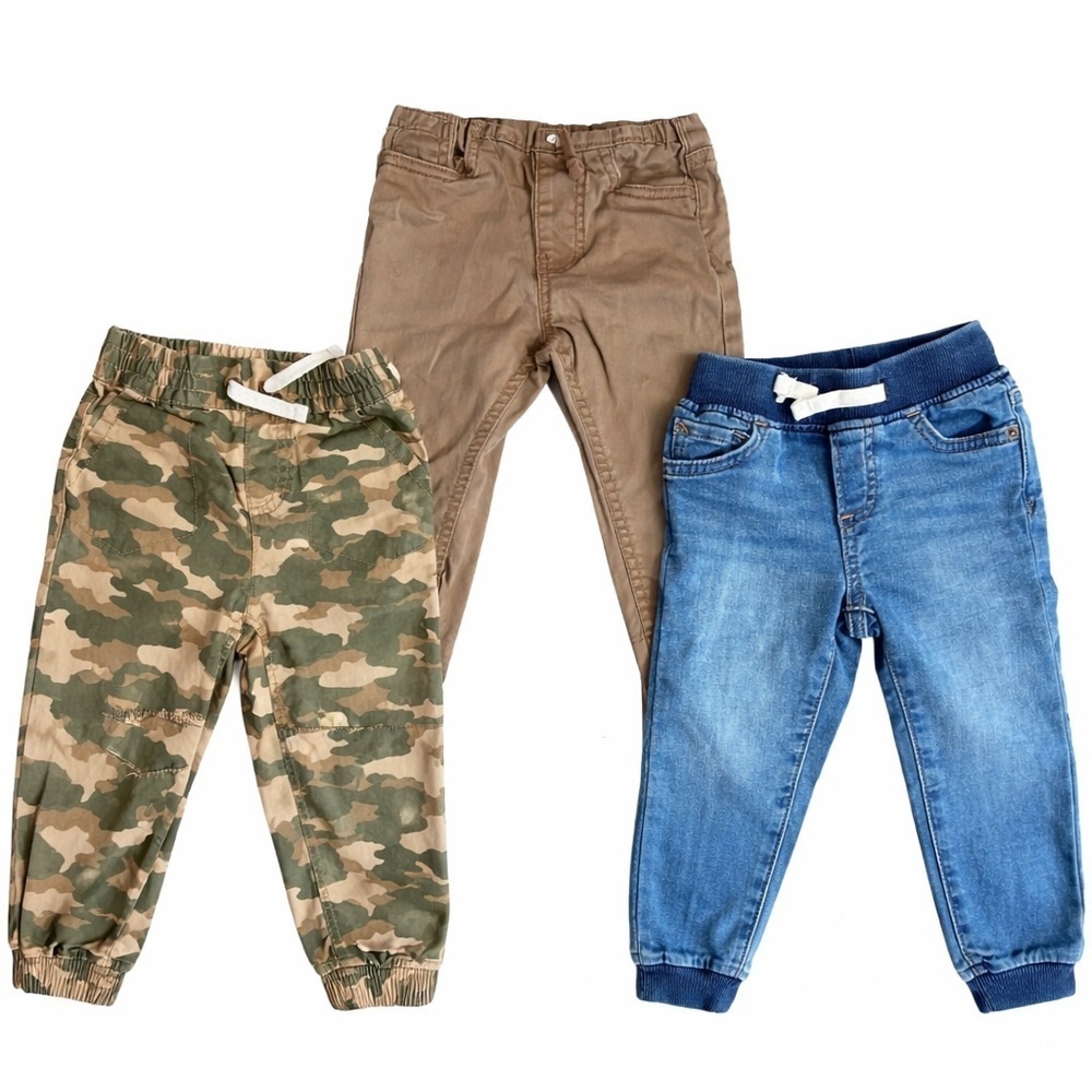 Baby Pants Bundle – Size 6–12 Months (3 Pairs)